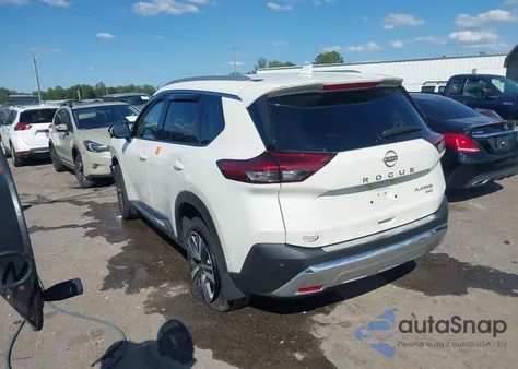 2023 Nissan Rogue Platinum Intelligent Awd from USA, damaged, VIN JN8BT3DD9PW303238